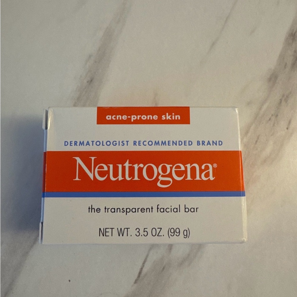 NWT Neutrogena Transparent Facial Bar for Acne-Prone Skin